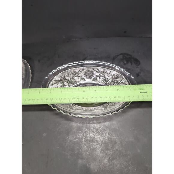 Anchor Hocking Oval Serving‎ Bowl Set, Clear Sandwich Glass, Vintage, Set Of 3 - Picture 5 of 10